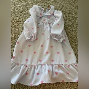 The Beaufort Bonnet Company White and Pink Heart Nightgown